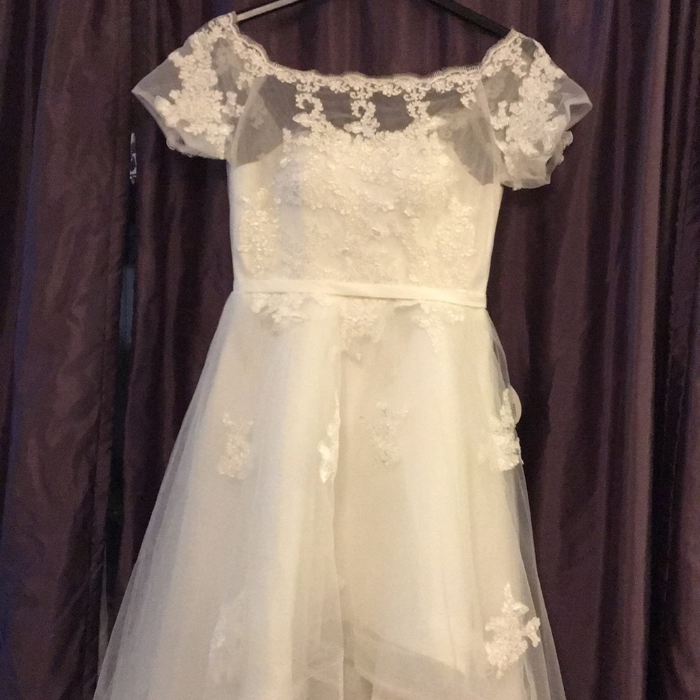 Plus size wedding dress